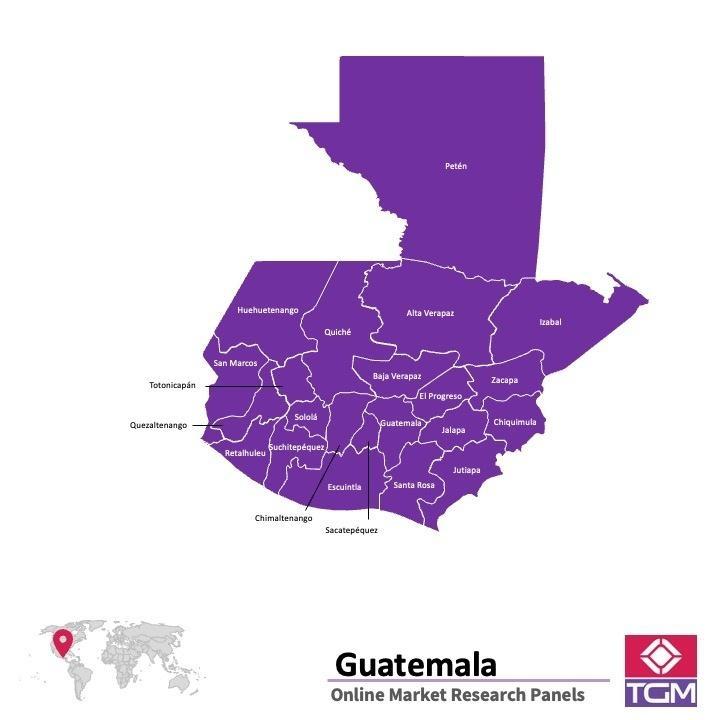 ONLINE-PANEL IN GUATEMALA |  Marktforschung in Guatemala