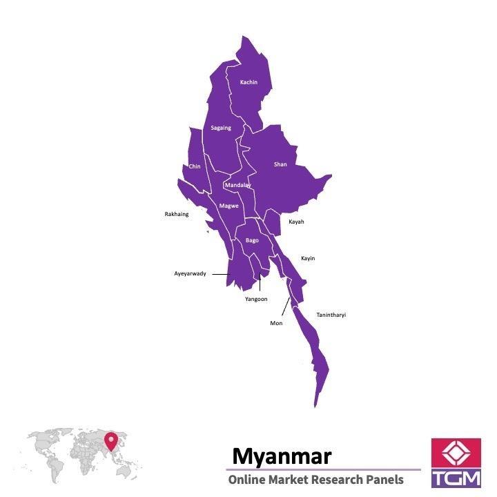 ONLINE-PANEL IN MYANMAR | Marktforschung in Myanmar