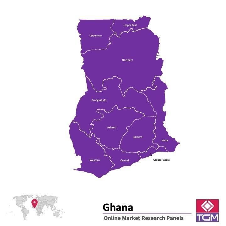 ONLINE-PANEL IN GHANA |  Marktforschung in Ghana