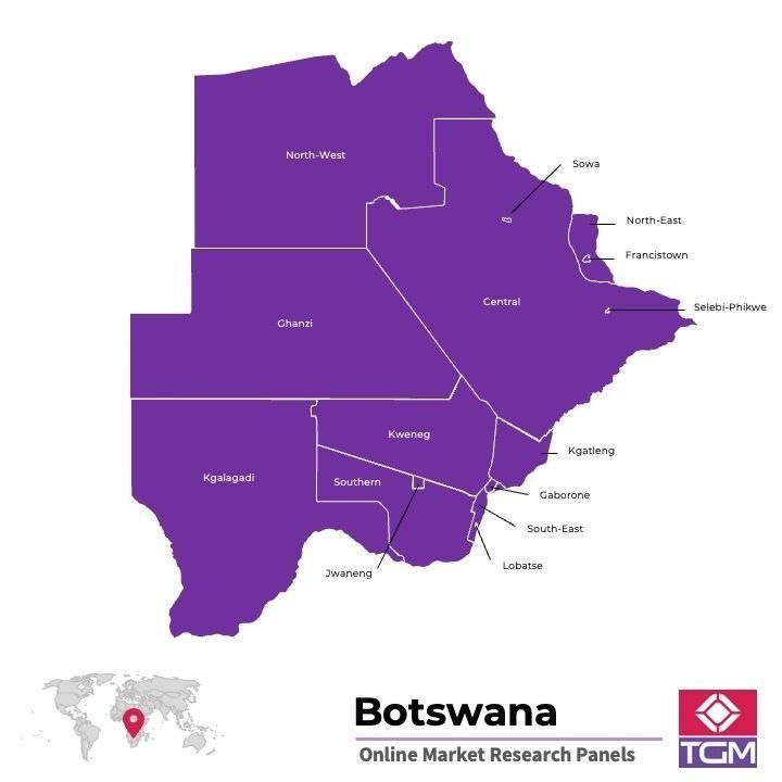 ONLINE-PANEL IN BOTSWANA |  Marktforschung in Botswana