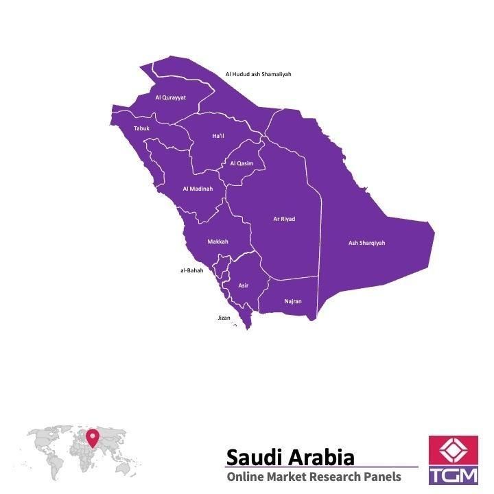 ONLINE-PANEL IN SAUDI-ARABIEN (KSA) |  Marktforschung in Saudi-Arabien