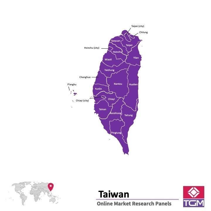 ONLINE-PANEL IN TAIWAN |  Marktforschung in Taiwan