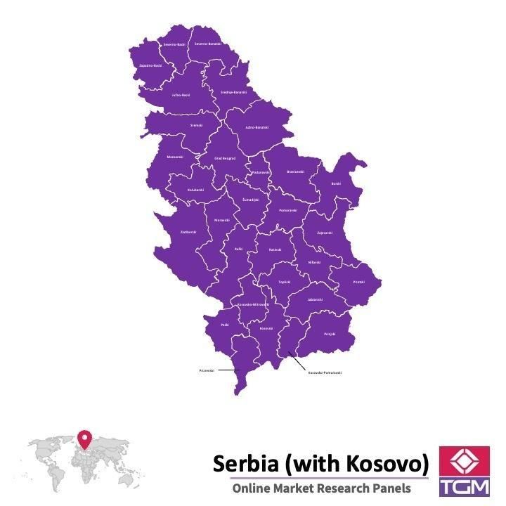 ONLINE-PANEL IN SERBIEN |  Marktforschung in Serbien