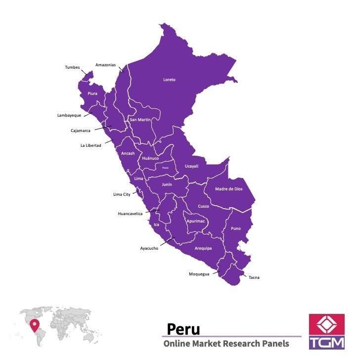 ONLINE-PANEL IN PERU |  Marktforschung in Peru