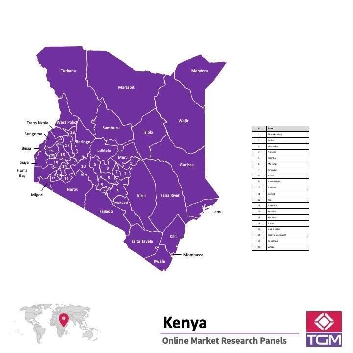 ONLINE-PANEL IN KENIA |  Marktforschung in Kenia