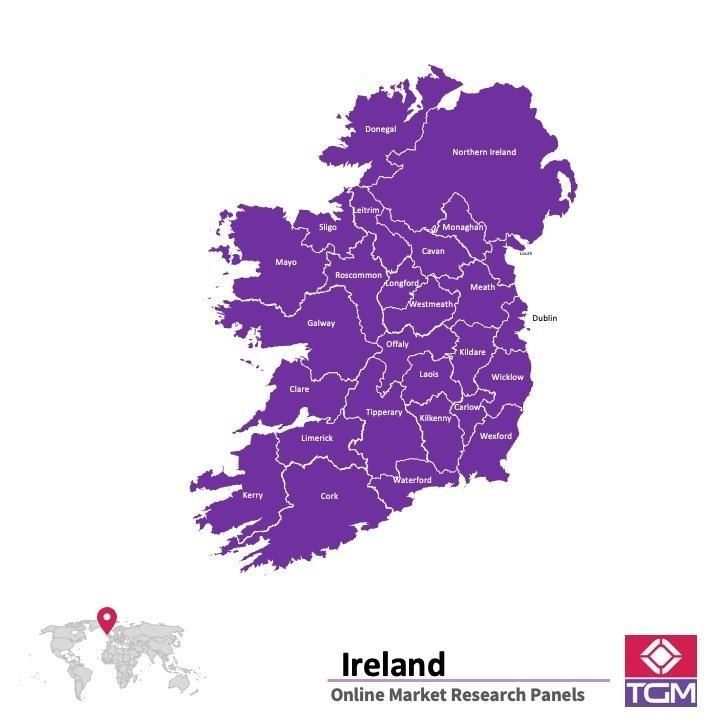 ONLINE-PANEL IN IRLAND |  Marktforschung in Irland