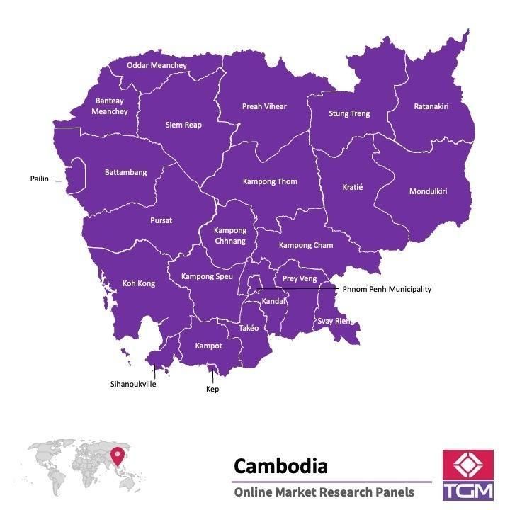 ONLINE-PANEL IN KAMBODSCHA |  Marktforschung in Kambodscha