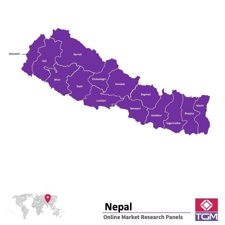ONLINE-PANEL IN NEPAL |  Marktforschung in Nepal